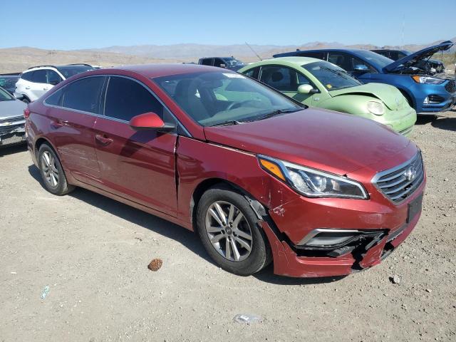  HYUNDAI SONATA 2016 Czerwony