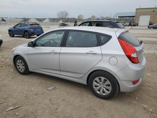 Hatchbacks HYUNDAI ACCENT 2017 Srebrny