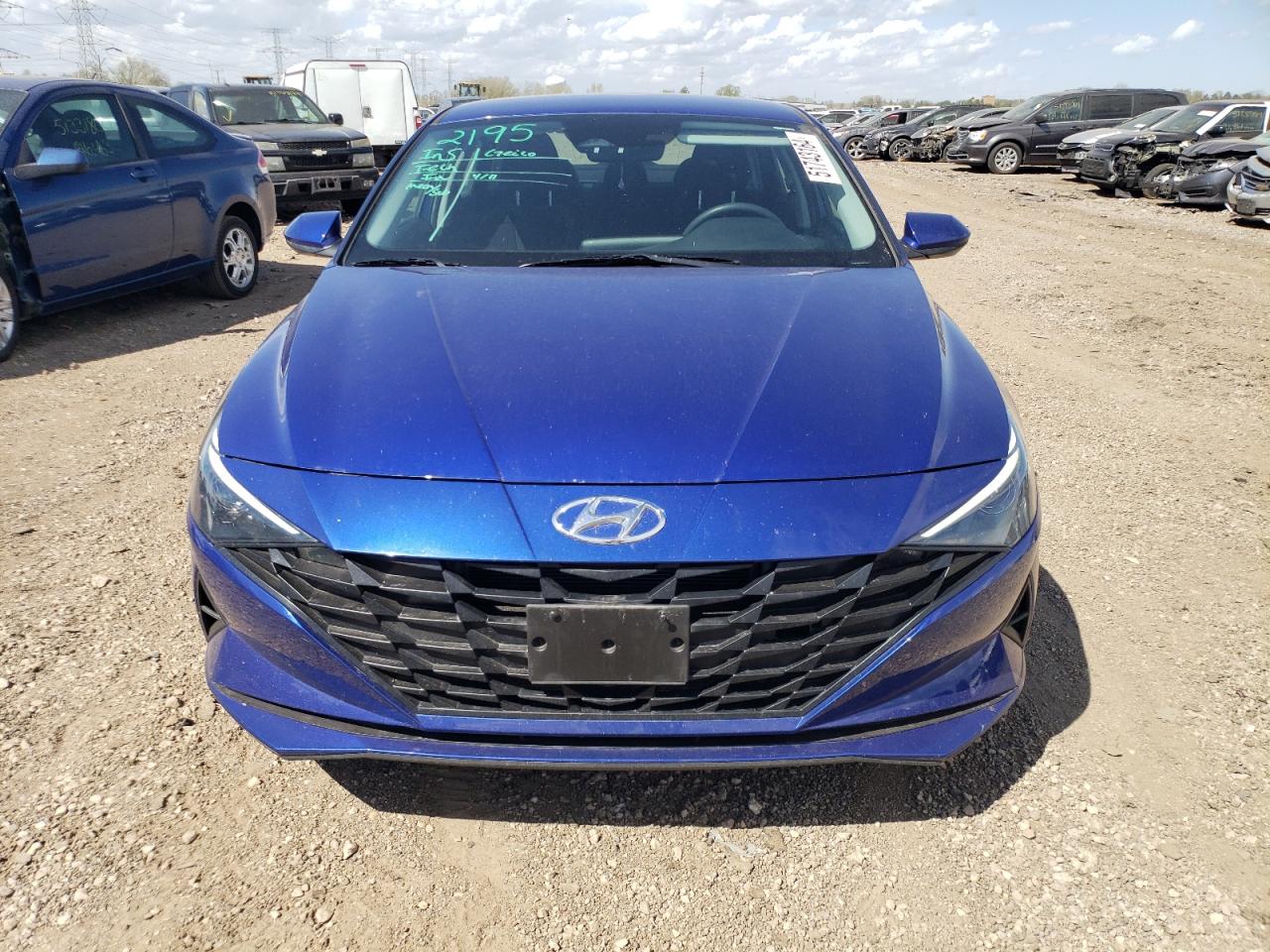 2022 Hyundai Elantra Blue VIN: KMHLM4AJ6NU032012 Lot: 51743164