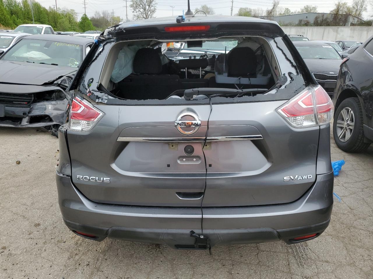 2016 Nissan Rogue S VIN: KNMAT2MV7GP700385 Lot: 49175234