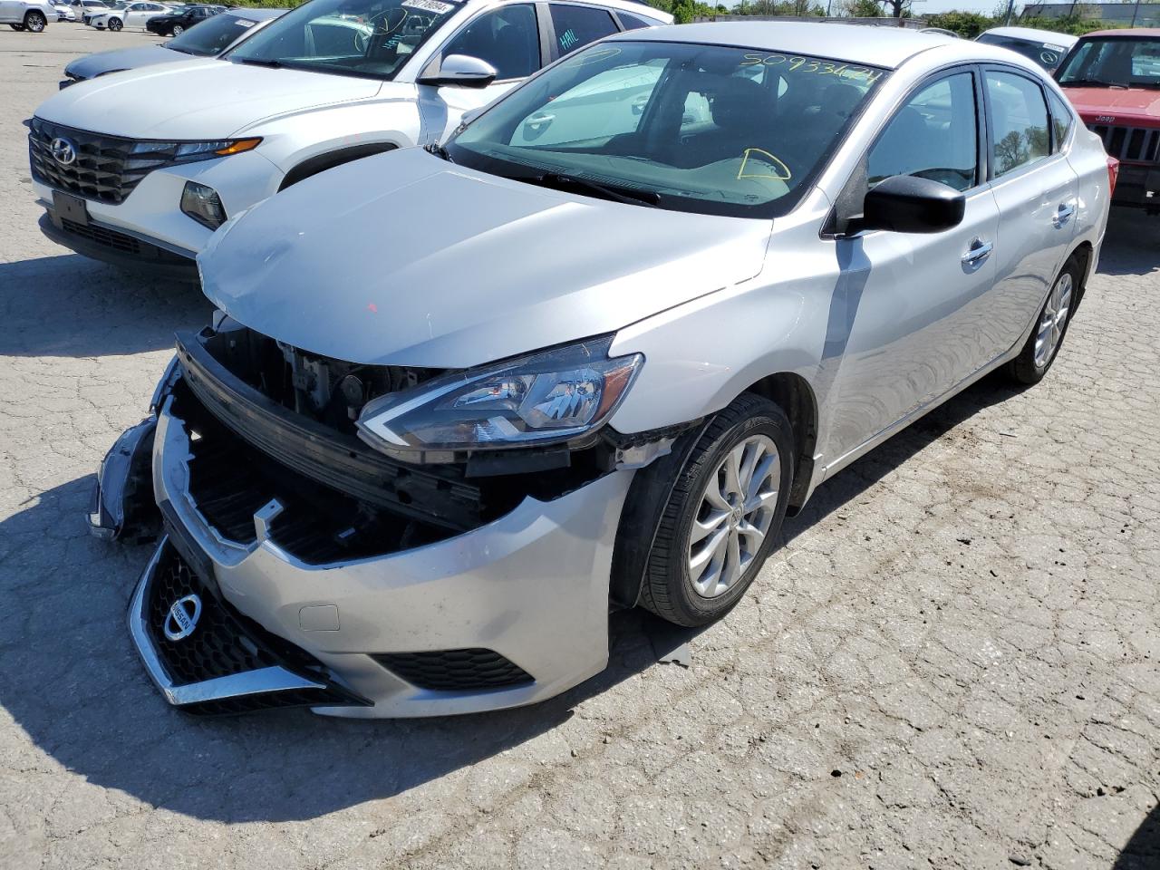 3N1AB7AP2KY380134 2019 Nissan Sentra S