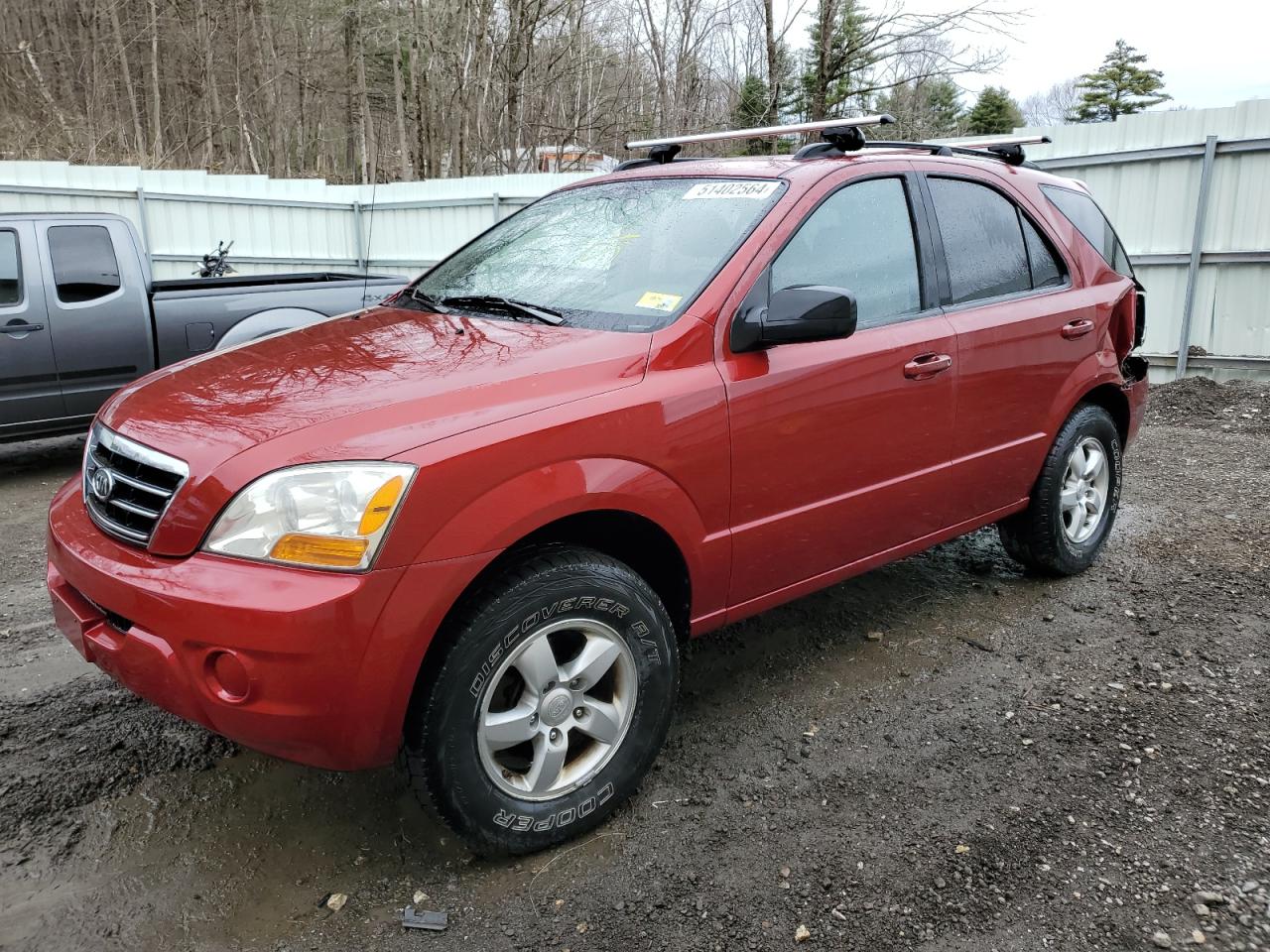 2008 Kia Sorento Ex للبيع في Center Rutland، VT - Rear End