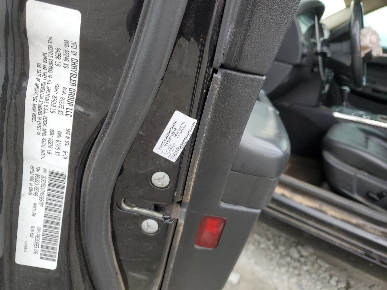 2010 Chrysler 300 Touring VIN: 2C3CA5CV7AH265787 Lot: 52906014