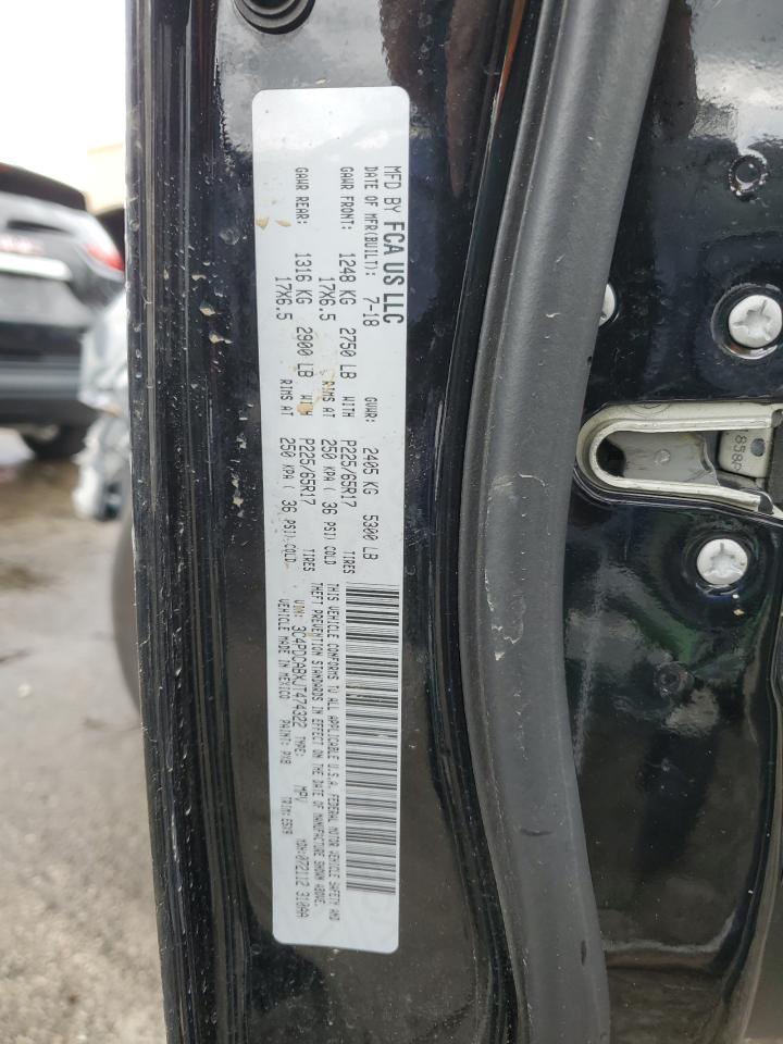 2018 Dodge Journey Se VIN: 3C4PDCABXJT474322 Lot: 49767564