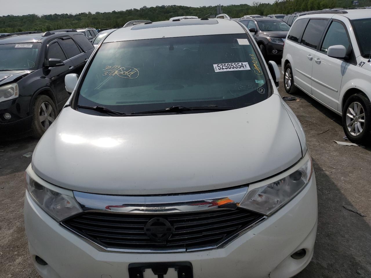 2012 Nissan Quest S VIN: JN8AE2KP4C9047001 Lot: 52505354