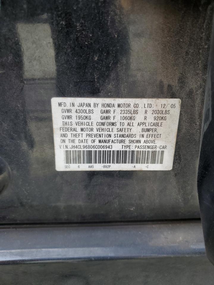 JH4CL96806C006943 2006 Acura Tsx