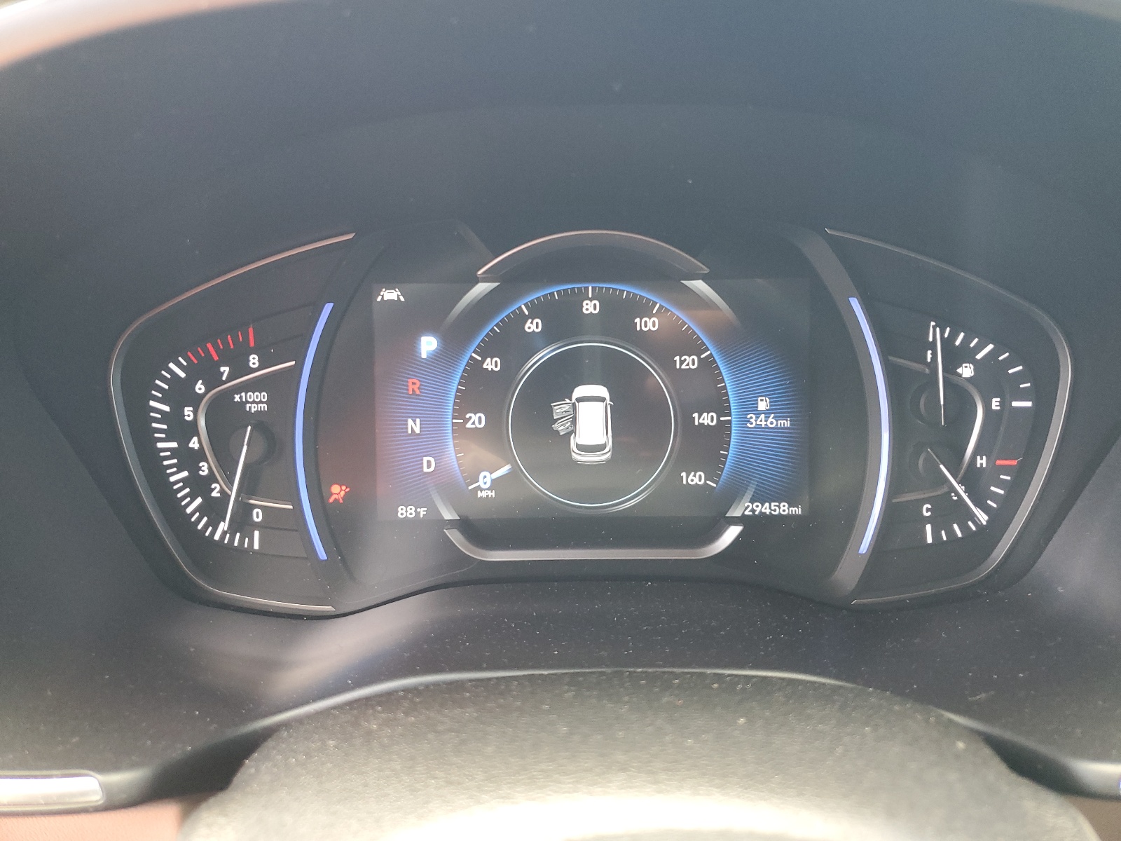 5NMS3CAD0LH204188 2020 Hyundai Santa Fe Sel