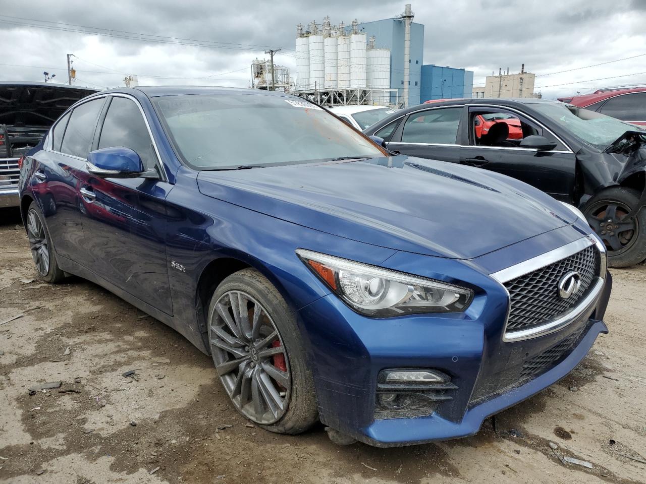 2017 Infiniti Q50 Red Sport 400 VIN: JN1FV7ARXHM871884 Lot: 51836094