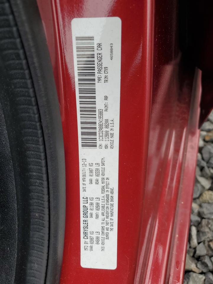 2014 Dodge Avenger Se VIN: 1C3CDZAB8EN195883 Lot: 50146814