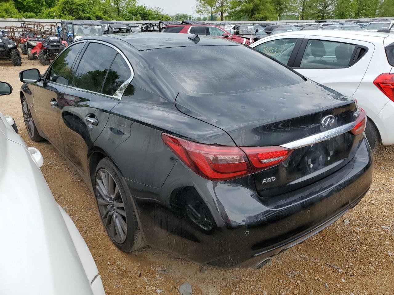 2019 Infiniti Q50 Red Sport 400 VIN: JN1FV7AR7KM800245 Lot: 50447364