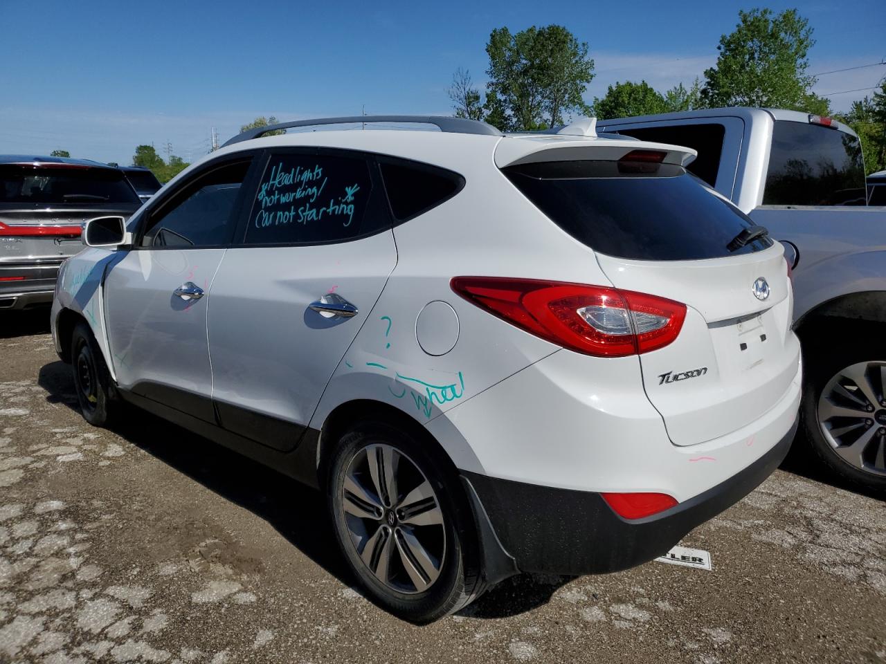 KM8JU3AG1EU871877 2014 Hyundai Tucson Gls