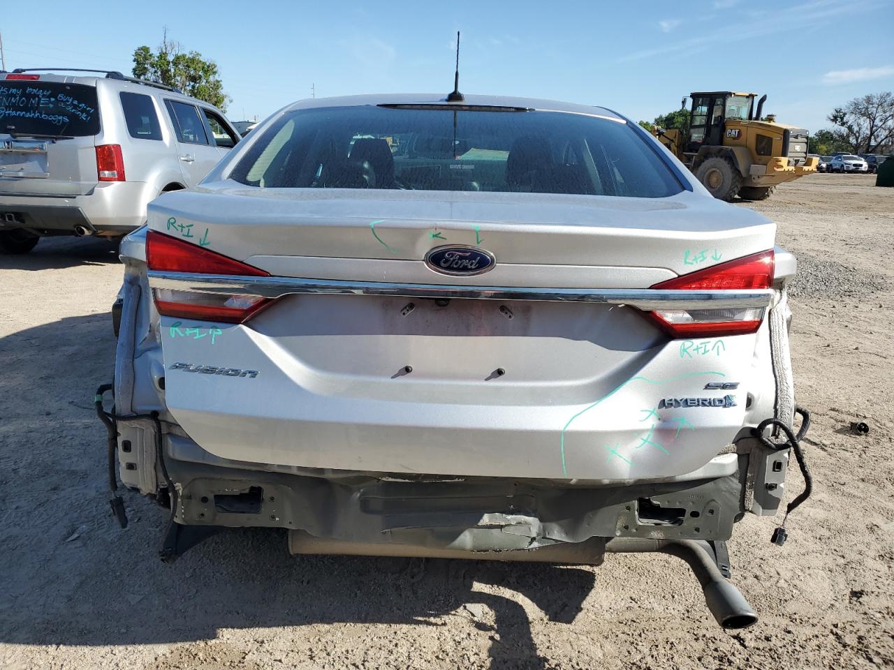 2018 Ford Fusion Se Hybrid VIN: 3FA6P0LU7JR182355 Lot: 50235514