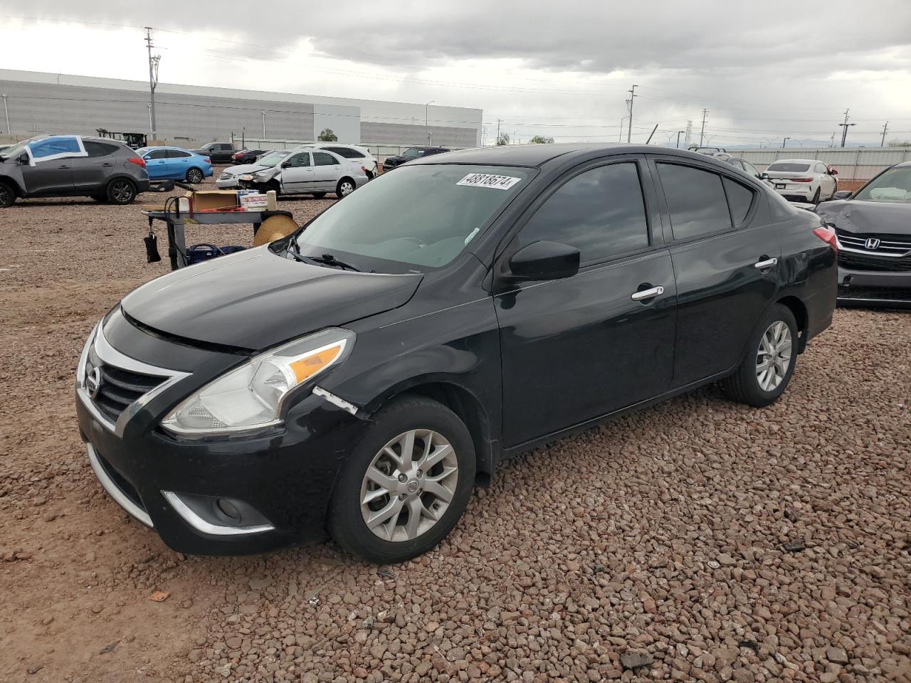 2017 Nissan Versa S VIN: 3N1CN7AP8HL820749 Lot: 48818674