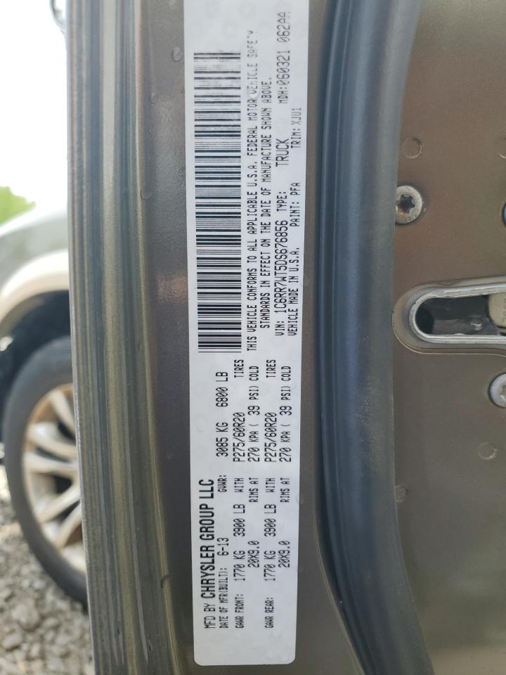 2013 Ram 1500 Longhorn VIN: 1C6RR7WT5DS676856 Lot: 52155154