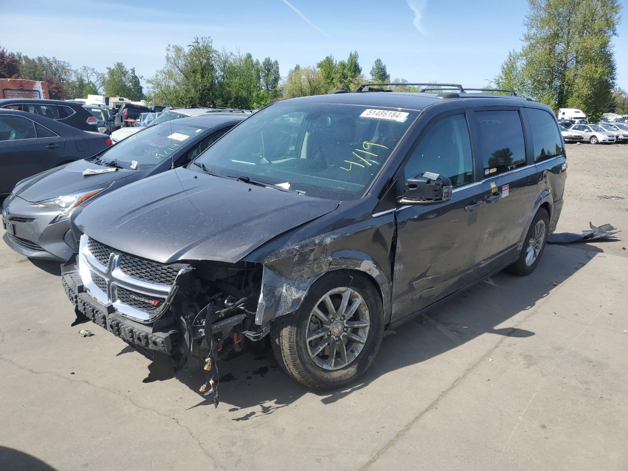 2019 Dodge Grand Caravan Sxt VIN: 2C4RDGCG0KR807298 Lot: 51486184