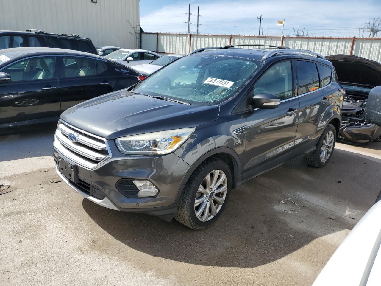 2017 Ford Escape Titanium VIN: 1FMCU9JD1HUC17273 Lot: 50519604