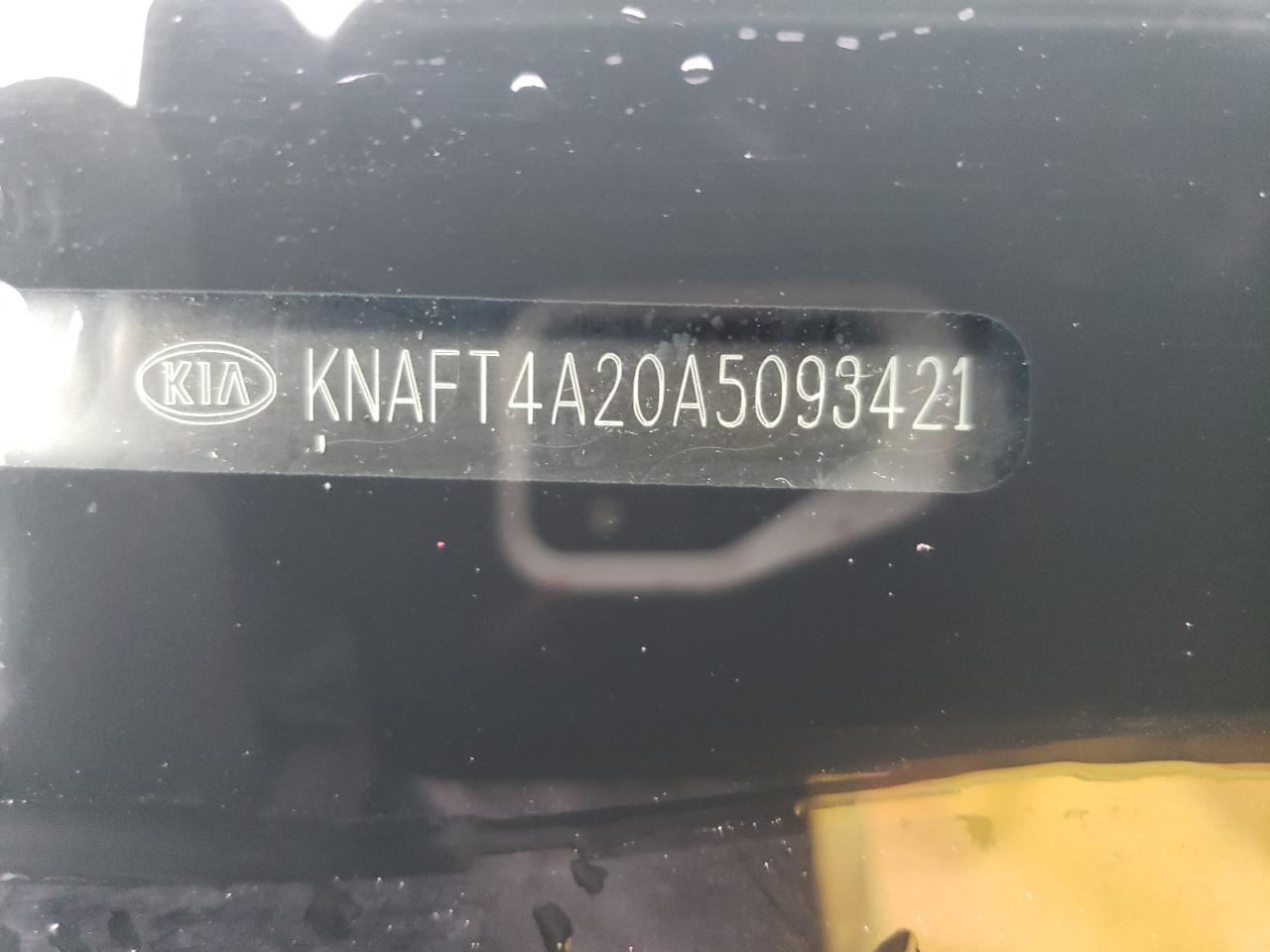 KNAFT4A20A5093421 2010 Kia Forte Lx