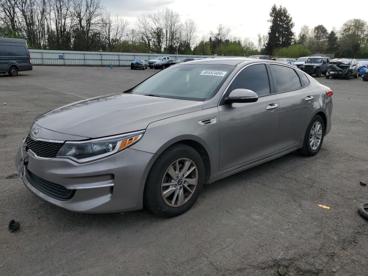 2018 Kia Optima Lx VIN: 5XXGT4L38JG220862 Lot: 50452404