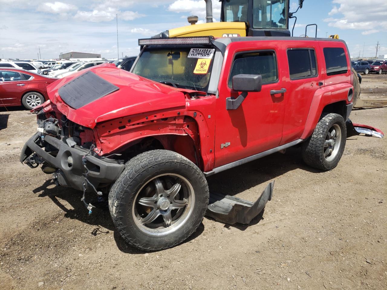 2007 Hummer H3 VIN: 5GTDN13E378107824 Lot: 56253784