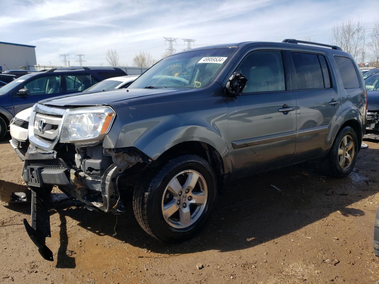 2010 Honda Pilot Ex იყიდება Elgin-ში, IL - Front End