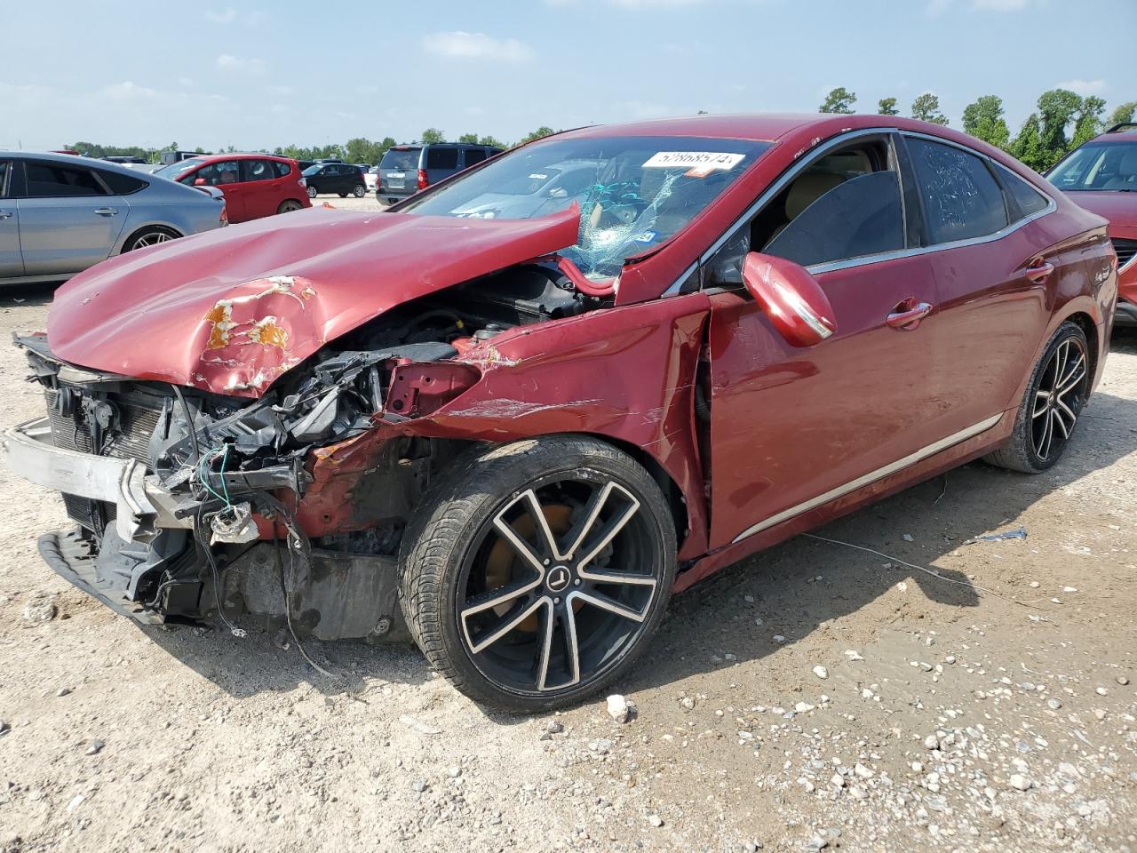 2013 Hyundai Azera na sprzedaż w Houston, TX - Front End