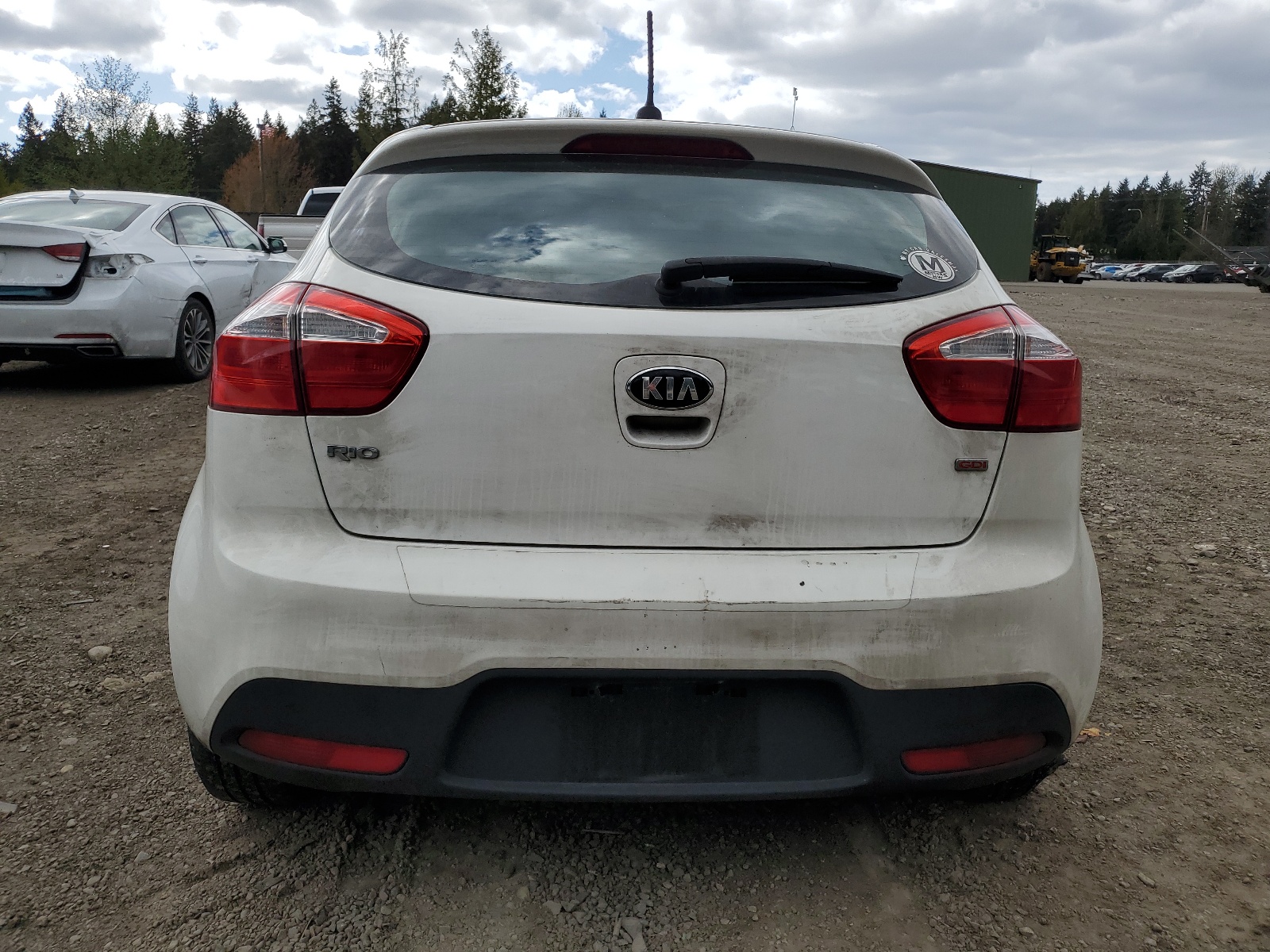 2014 Kia Rio Lx vin: KNADM5A3XE6333982