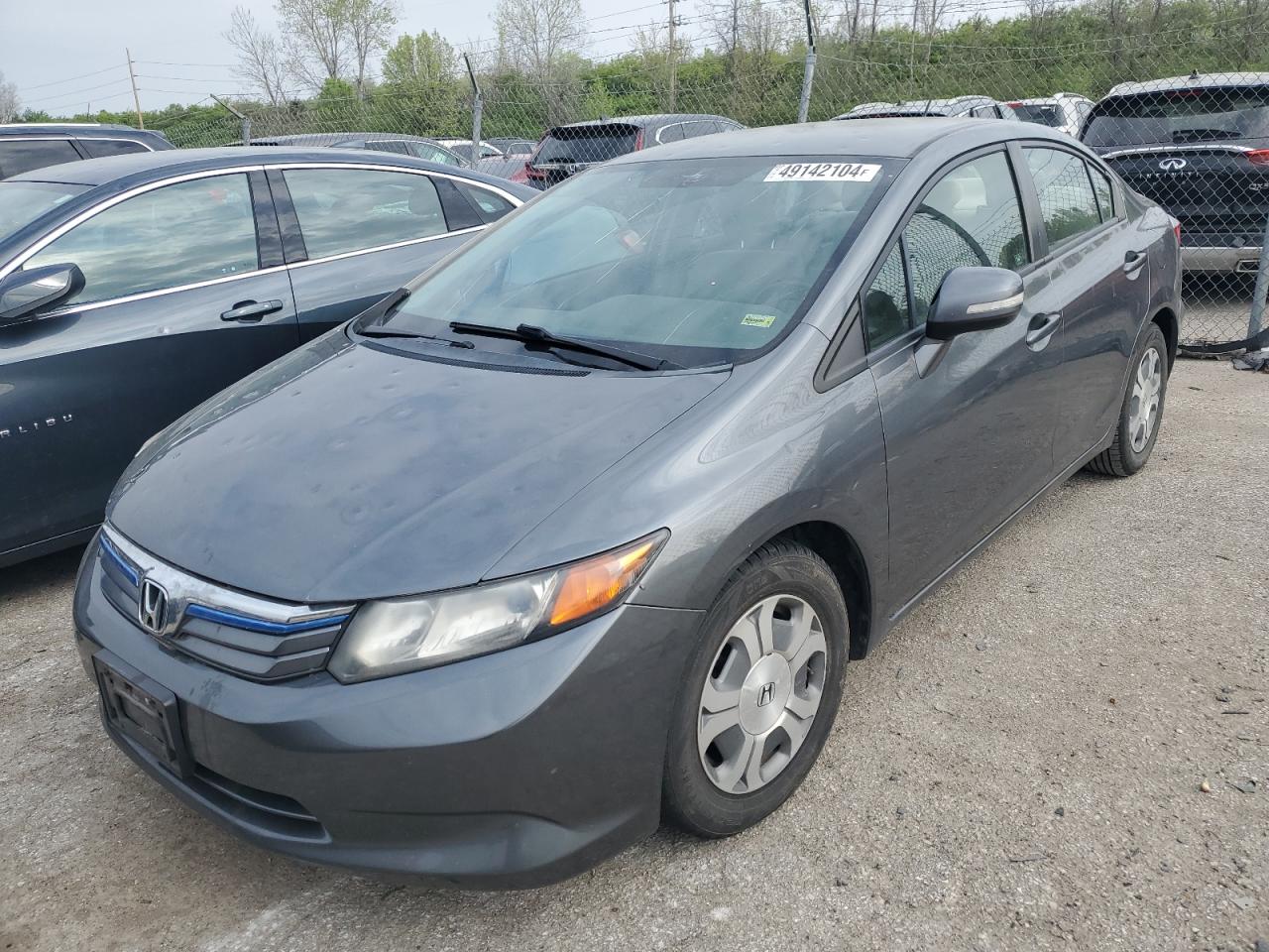 2012 Honda Civic Hybrid VIN: JHMFB4F21CS004277 Lot: 49142104