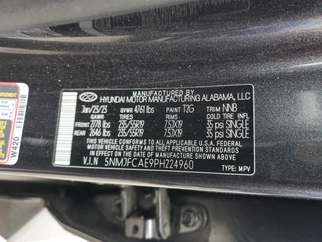 5NMJFCAE9PH224960 Hyundai Tucson SEL 12