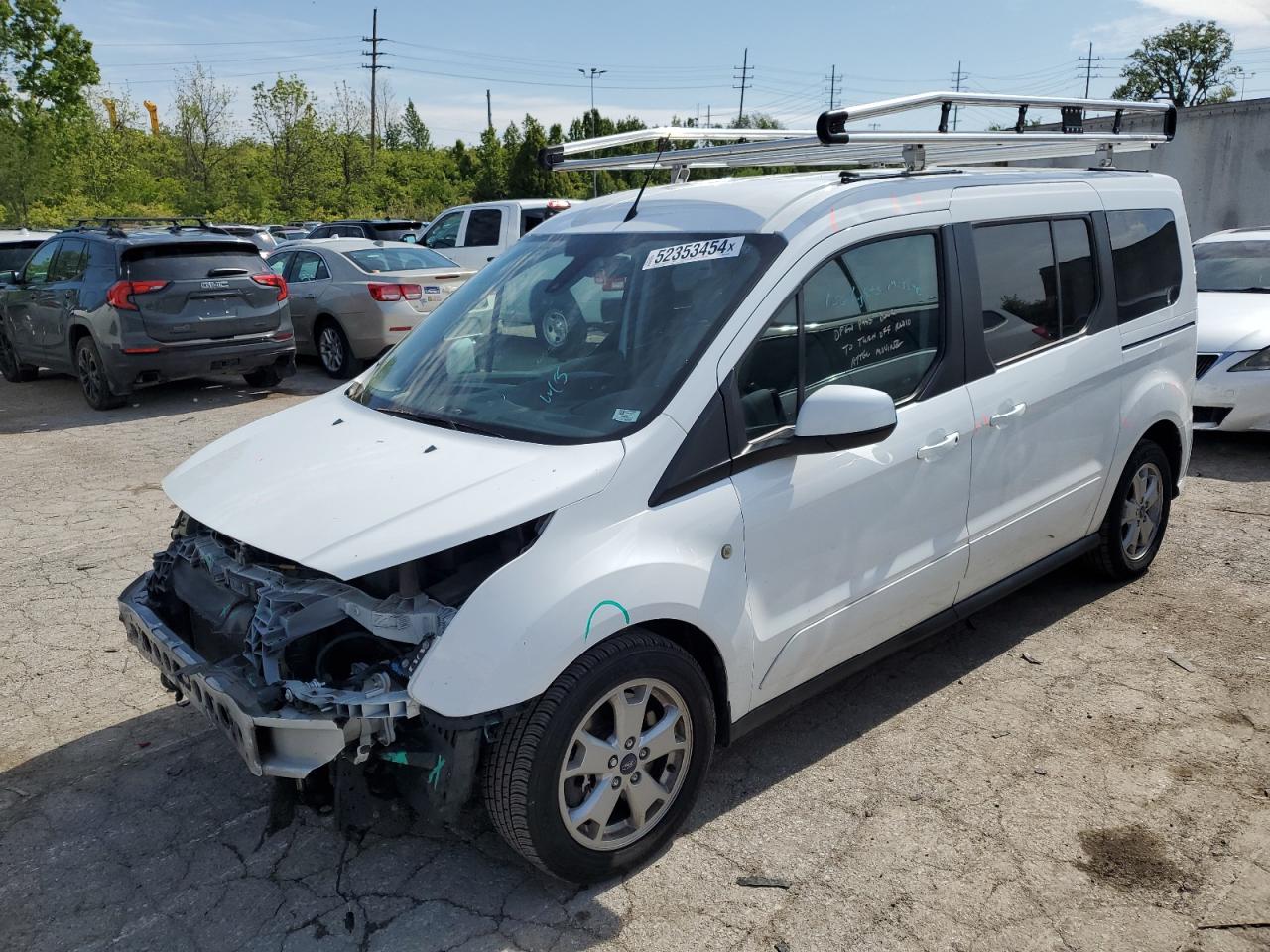 2017 Ford Transit Connect Titanium VIN: NM0GE9G7XH1327578 Lot: 52353454