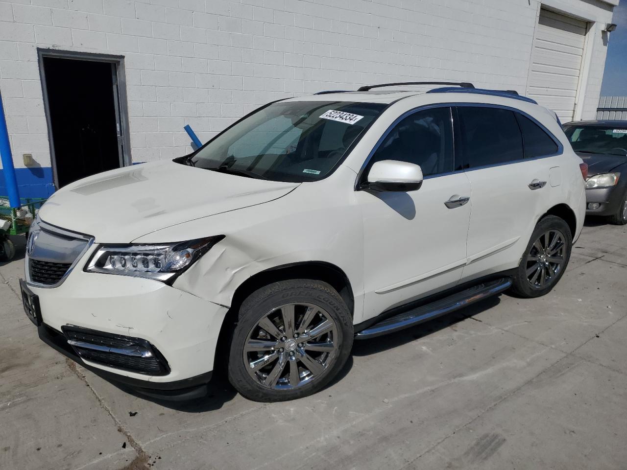 2015 Acura Mdx Technology VIN: 5FRYD4H4XFB016334 Lot: 52234334