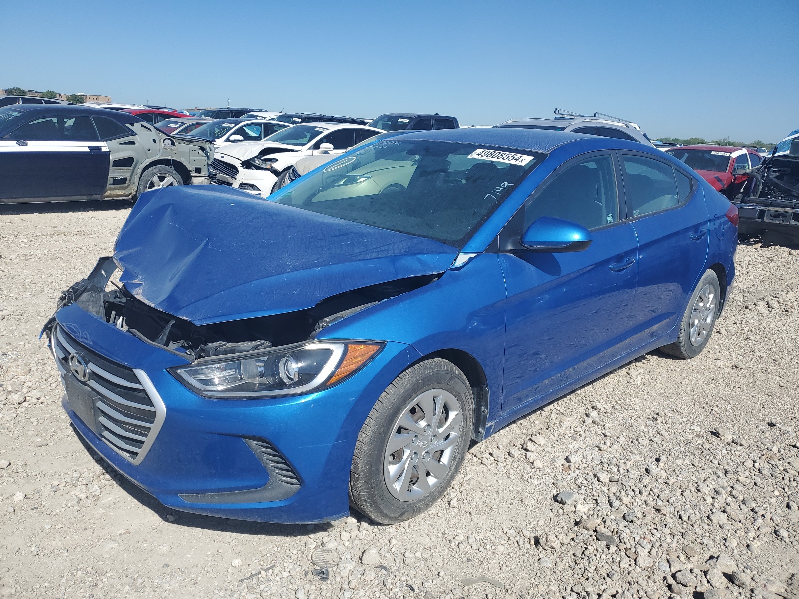 2017 Hyundai Elantra Se vin: KMHD74LF1HU407149