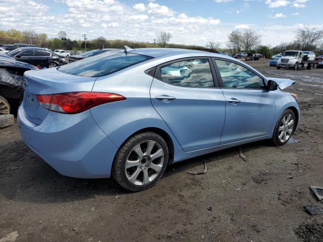  HYUNDAI ELANTRA 2012 Granatowy