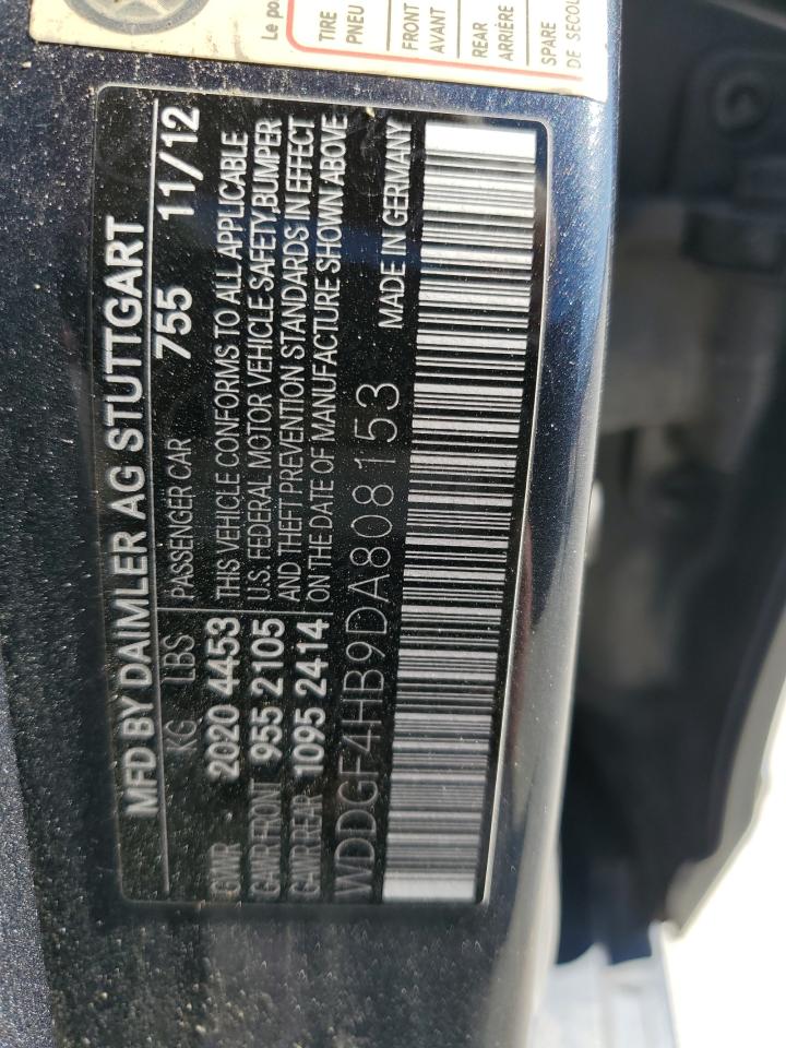 2013 Mercedes-Benz C 250 VIN: WDDGF4HB9DA808153 Lot: 51041294