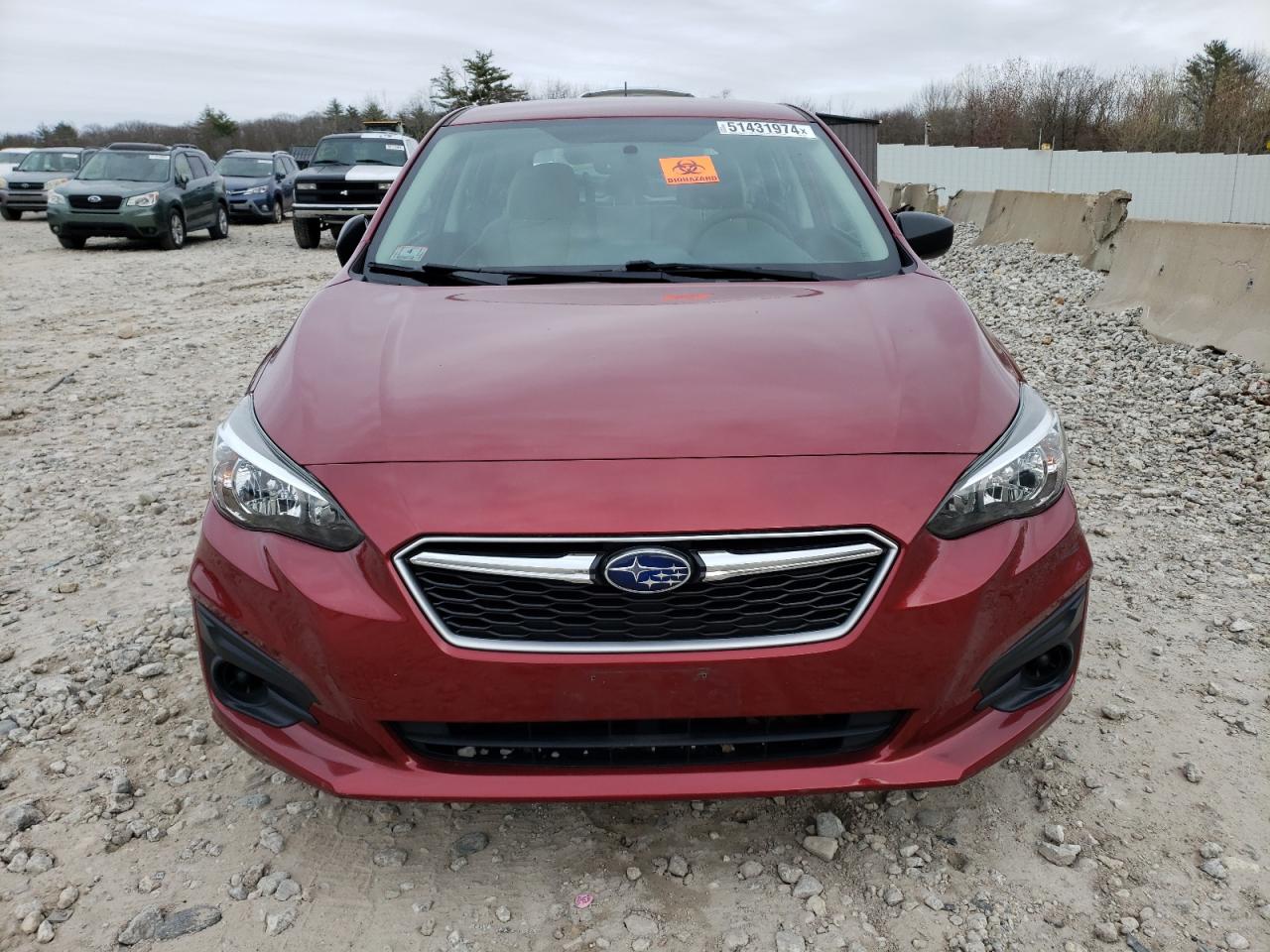 2019 Subaru Impreza VIN: 4S3GTAA6XK3722625 Lot: 51431974