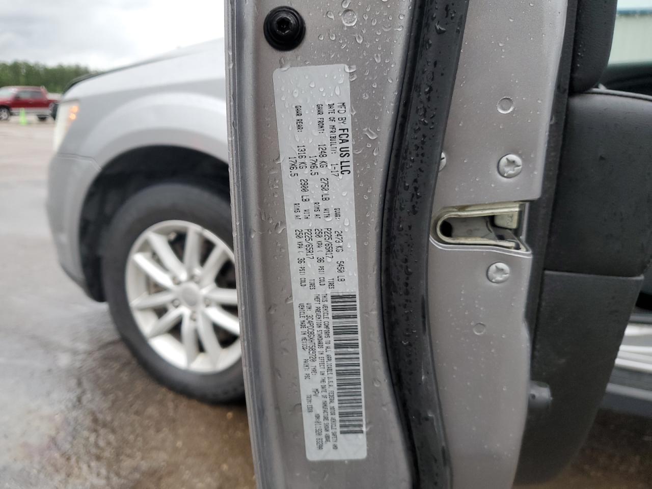 2017 Dodge Journey Sxt VIN: 3C4PDCBGXHT589720 Lot: 50496874