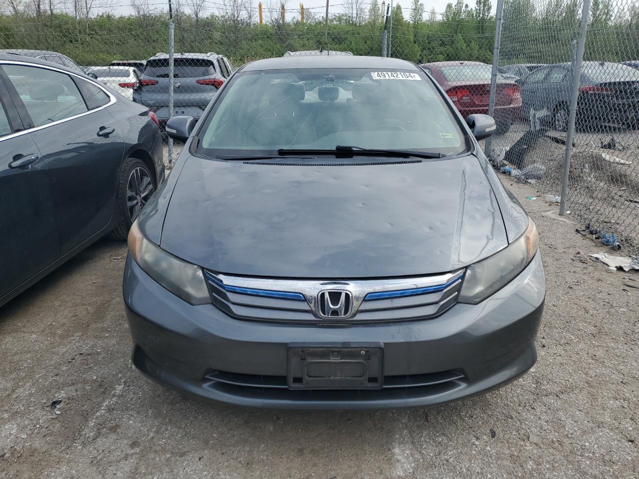 2012 Honda Civic Hybrid VIN: JHMFB4F21CS004277 Lot: 49142104