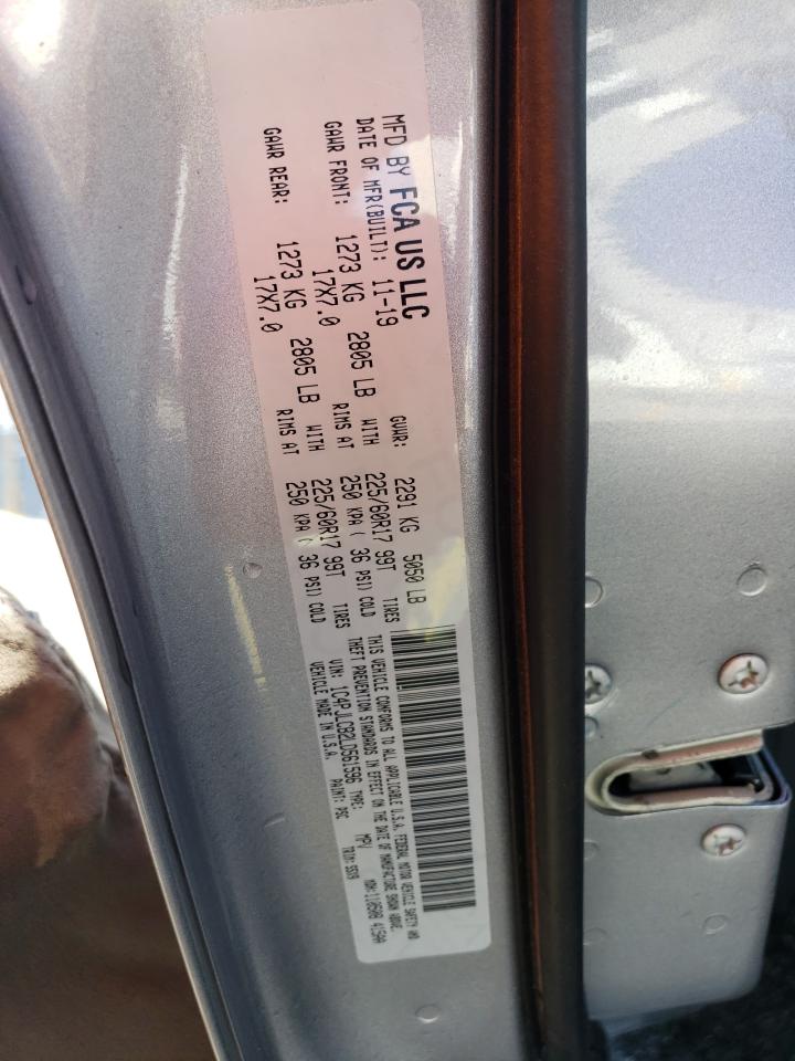 2020 Jeep Cherokee Latitude VIN: 1C4PJLCB2LD561596 Lot: 50606154