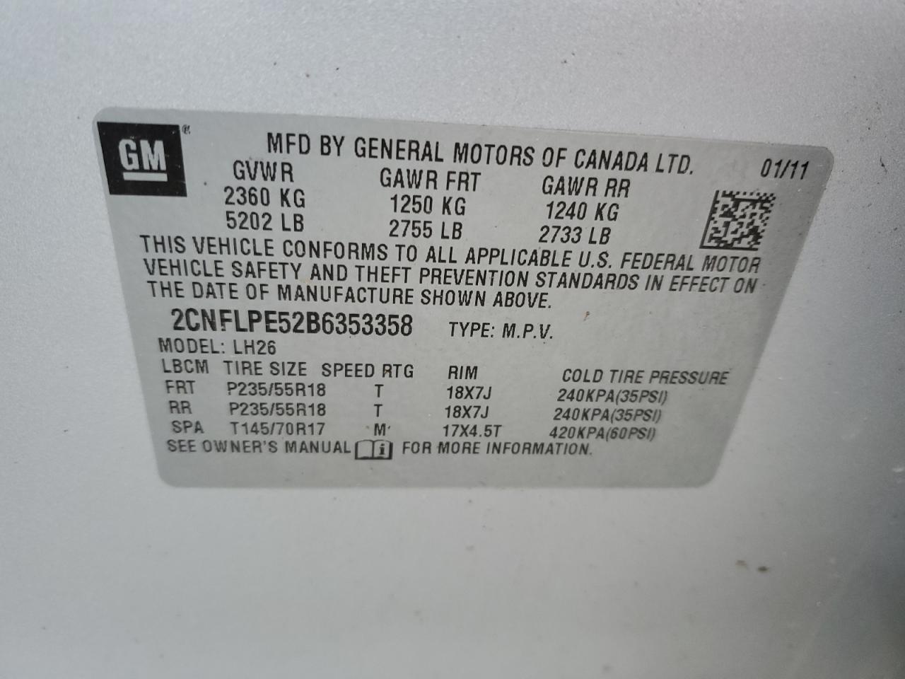 2011 Chevrolet Equinox - Image 14