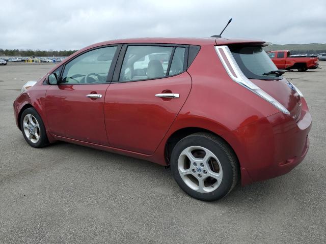  NISSAN LEAF 2013 Красный