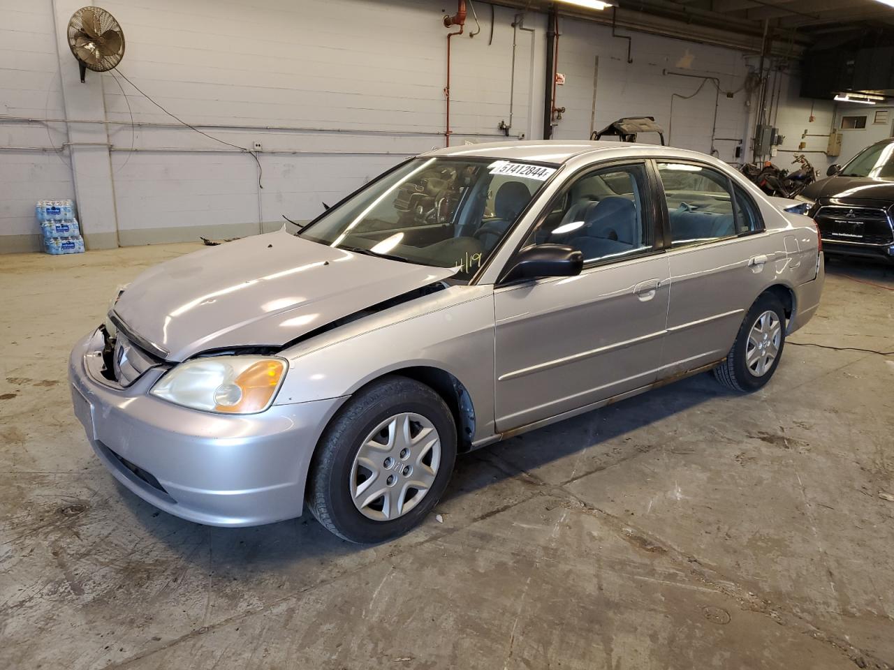 2003 Honda Civic Lx na sprzedaż w Dyer, IN - Front End