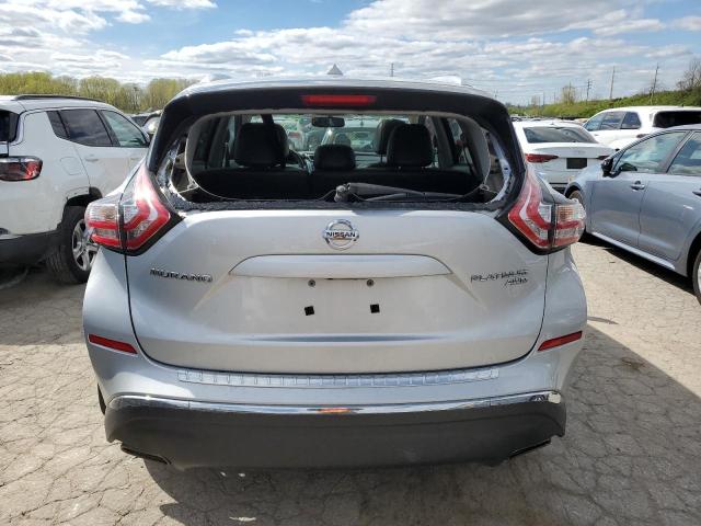  NISSAN MURANO 2015 Silver