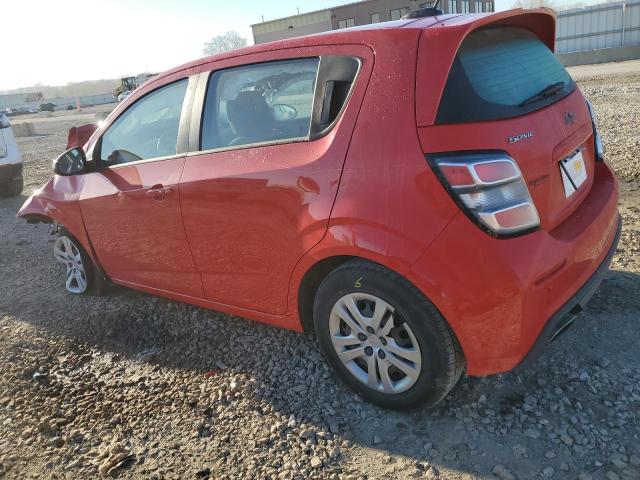  CHEVROLET SONIC 2020 Red