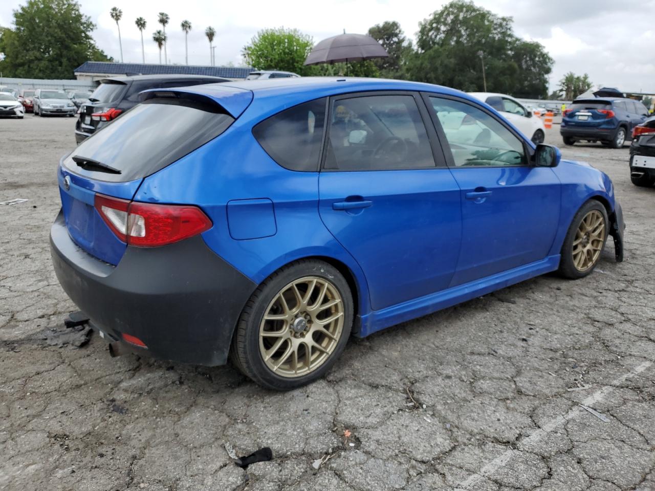 2008 Subaru Impreza 2.5I blue null gas JF1GH62638G806810 photo #4