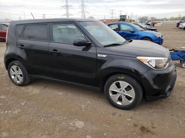  KIA SOUL 2015 Чорний