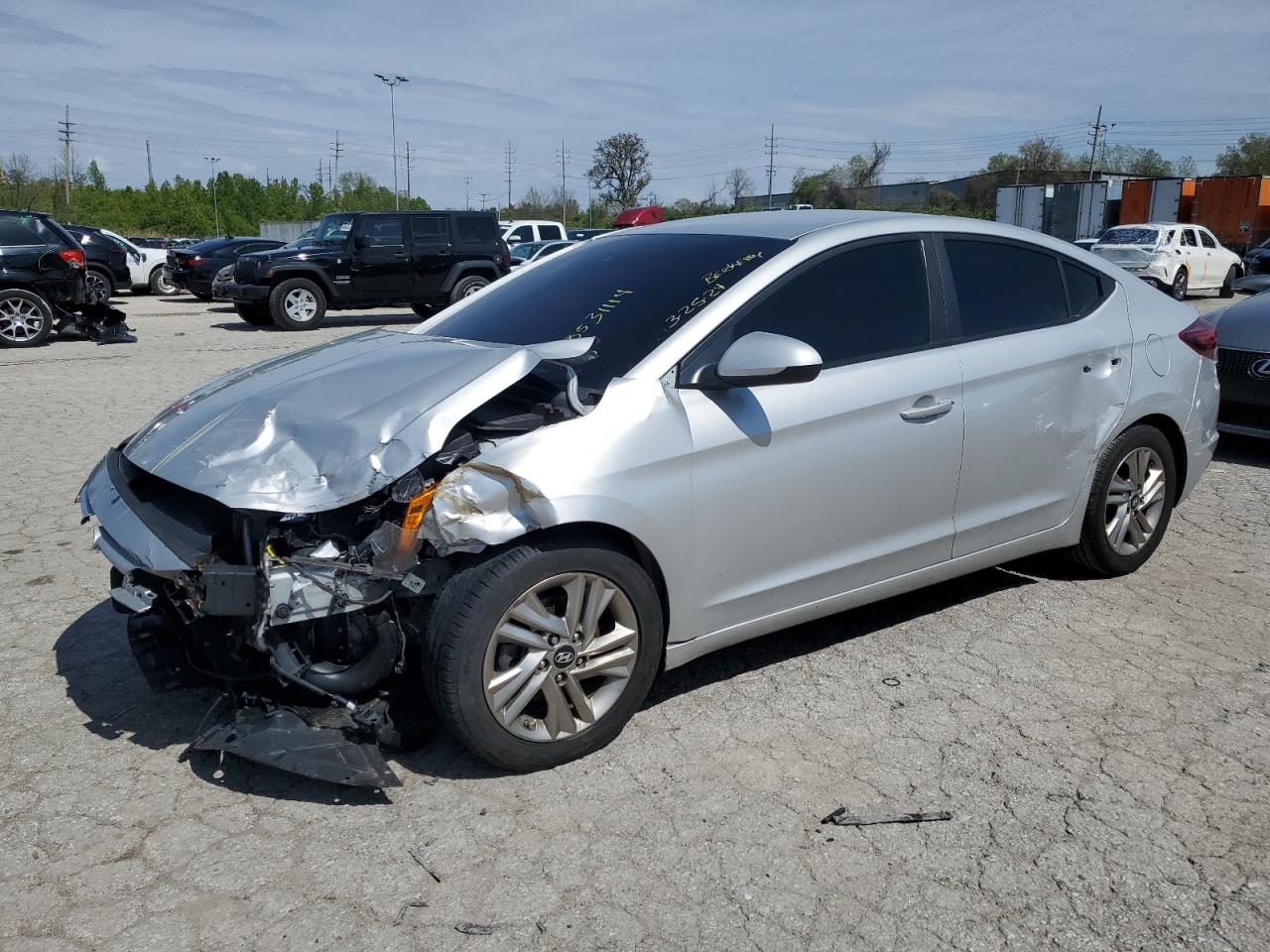 5NPD84LF4KH445428 2019 HYUNDAI ELANTRA - Image 1