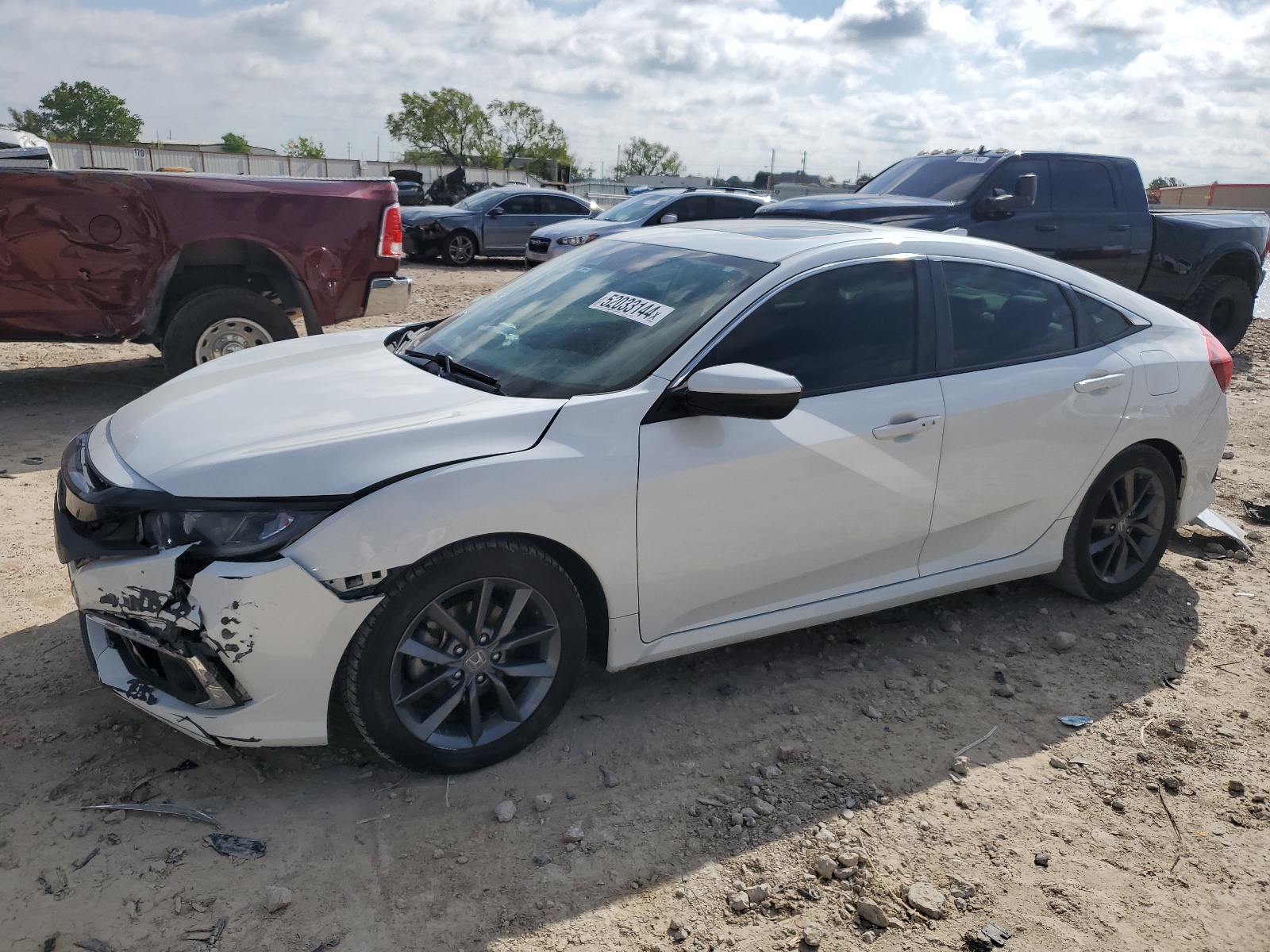 JHMFC1F76KX012822 2019 Honda Civic Exl