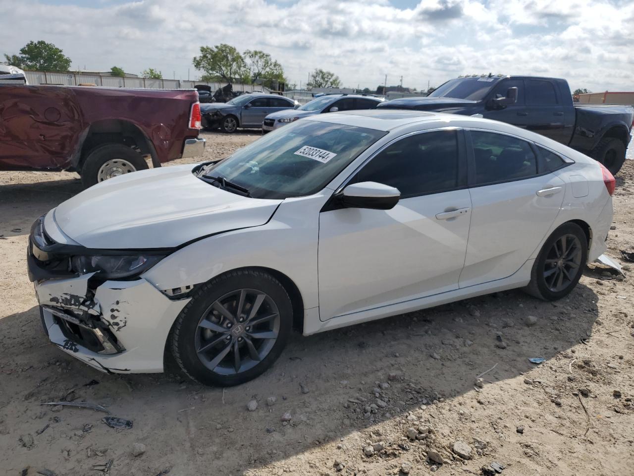 2019 Honda Civic Exl VIN: JHMFC1F76KX012822 Lot: 52033144