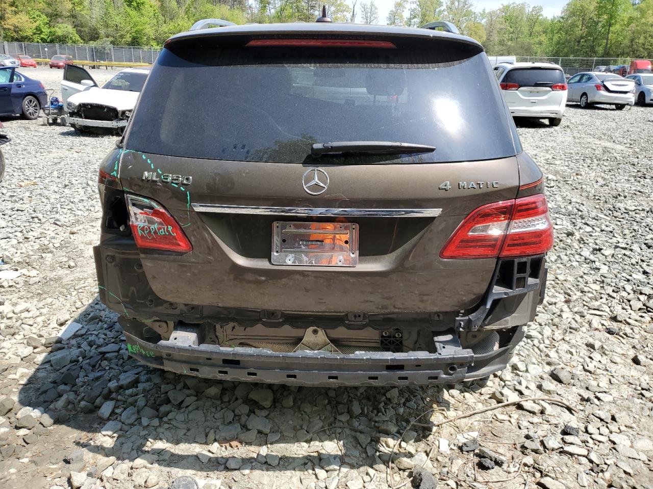 2012 Mercedes-Benz Ml 350 4Matic VIN: 4JGDA5HB6CA011659 Lot: 51184964