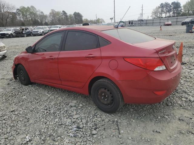  HYUNDAI ACCENT 2015 Red