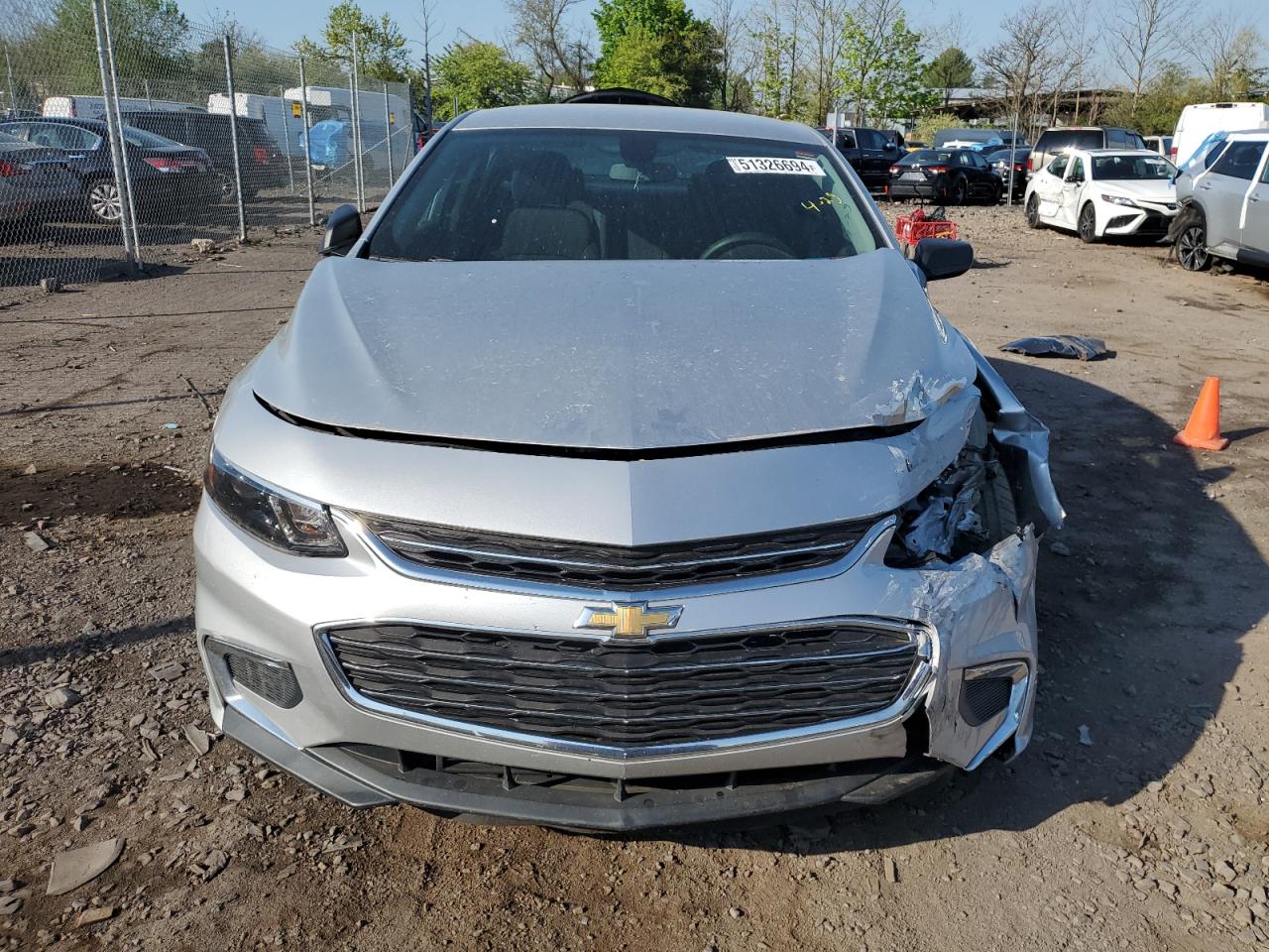 2017 Chevrolet Malibu Ls VIN: 1G1ZB5STXHF151905 Lot: 51326694